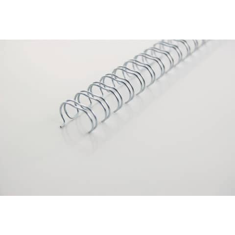 Spirali metalliche a 34 anelli GBC Wirebind 11 mm a4 nero conf da 100 spirali - RG810710